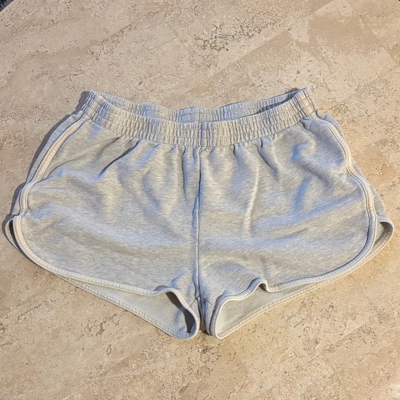 Offline by Aerie size large Gray with white stripe lounge shorts - Picture 1 of 4